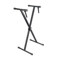 Heavy Duty Single X Stand Keyboard Musical Instrument Heavy Duty Keyboard Stand With Adjustable Aluminum Connector
