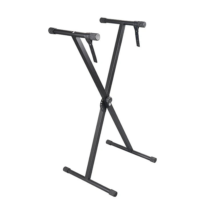 Heavy Duty Single X Stand Keyboard Musical Instrument Heavy Duty Keyboard Stand With Adjustable Aluminum Connector