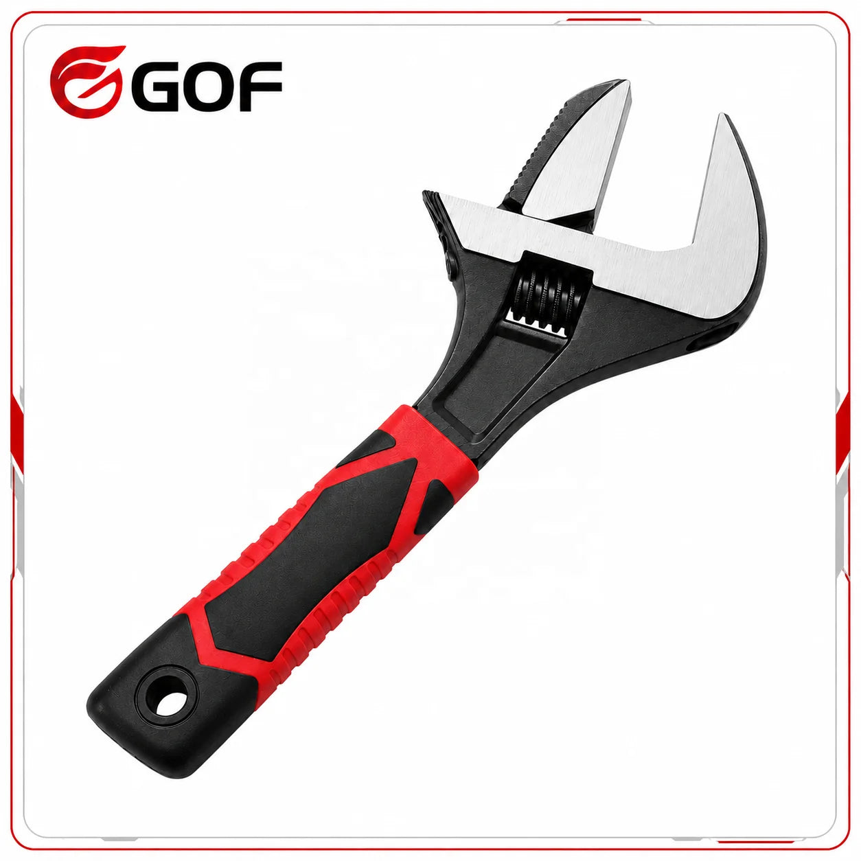 Adjustable 1pcs OEM Wrench Set Boxed 6/10/12 Sizes Corrosion Resistant Black Oxide Finish Carbon Steel Industrial Grade Auto