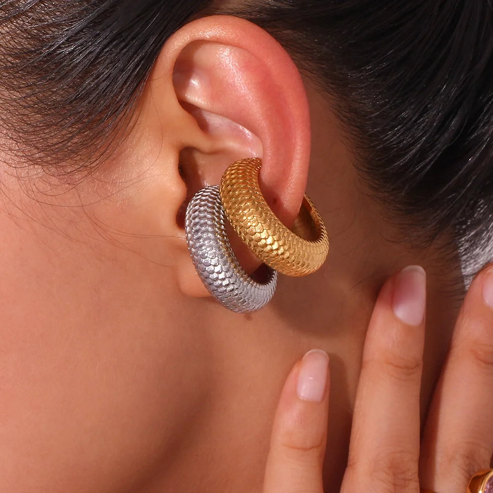 Gaby Fake Earrings for Women Ear Clip Cuff Earrings for Men Ear Cuff Fake Click Earring Body Jewelry