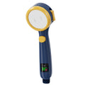 Temperature Digital Display Shower Head 4 Spraying Mode Bathroom Hand Held Shower Hand