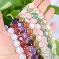 Wholesale Natural Crystal Loose Beads Faceted Gemstone Hexagram Shape Beads for Jewelry Making