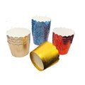 Disposable Gold Silver Red Aluminum Foil Baking Cups Paper Baking Cups Muffin Baking Cups