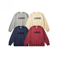 300 Grams Hoodie Oversize 100%Cotton  Casual Custom Streetwear Hoodie Vintage Fashion O Neck Pullover Plain Sweatshirt