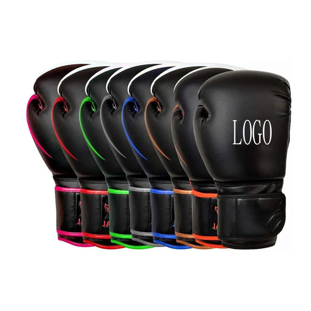 Wholesale Custom LOGO and Color Boxing Gloves Thai Kick Boxing Leather Sparring Heavy Bag Workout Training Equipment
