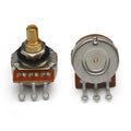 500K Guitar Pots 19mm Long Split Shaft Guitar Potentiometer A500K/B500K Volume/Tone Potentiometer for Electric Guitar