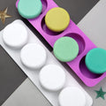 Wholesale DIY Round Silicone Handmade Soap Mould Creative Soap Mould Cake Mold Silicone Mods for Baking Chocolate Mold