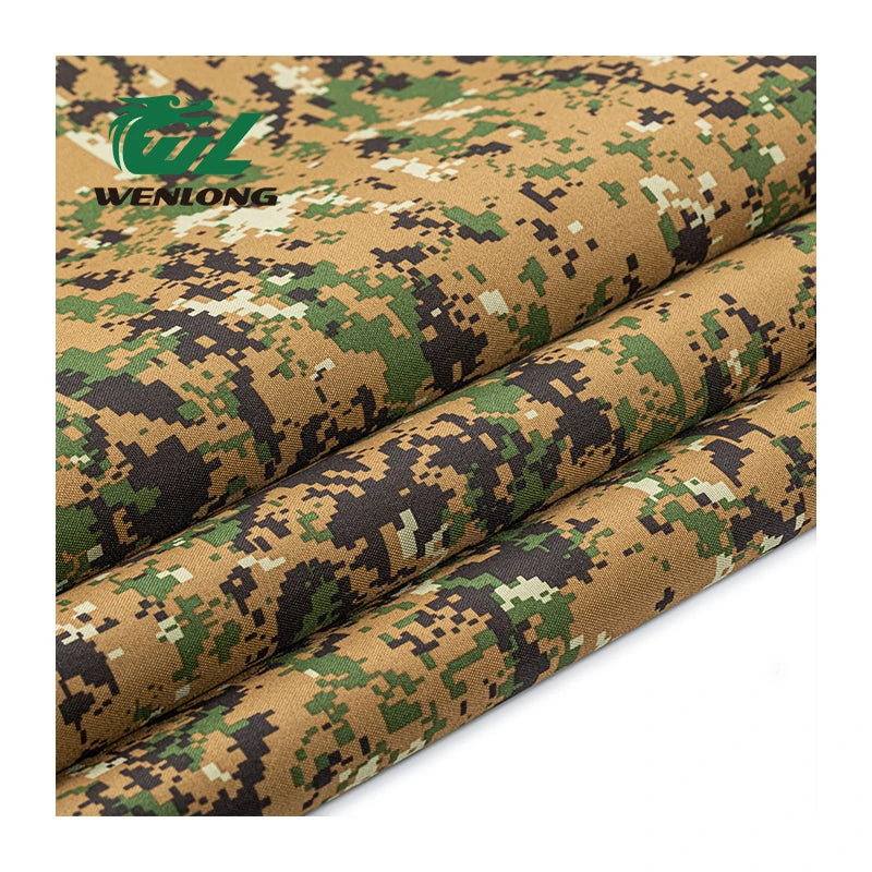 100%Poly Marpat Camouflage Printed Anti-Static Oxford Woven Fabric for Luggage & Bag Waterproof 5*5 72T 600D PVC Girls