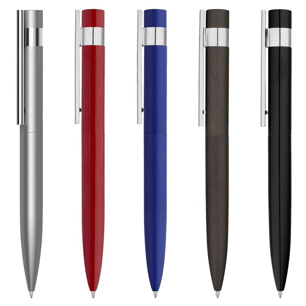 Wholesale Popular Design Promotional Gift Pen Semi-Matt Finishing Barrel Heavy Meta Ball Point Pen Good for Custom Logo MTP032