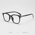 Super Light TR90 Eyeglasses Frame Unisex Glasses Computer Rice Nail Square Eyewear for Men and Women