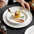Artistic Egg and Hat Shaped Ceramic Dinner Plate Creative Porcelain Deep Bowl for Elegant Food Presentation