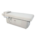 Spa Beauty Bed Electric for Salon and Home Beauty Bed Luxury Curved with Wood Base Modern Style Good Quality