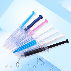 Wholesale Private logo 10ml Teeth Whitening Cross Shape Syringe Gel