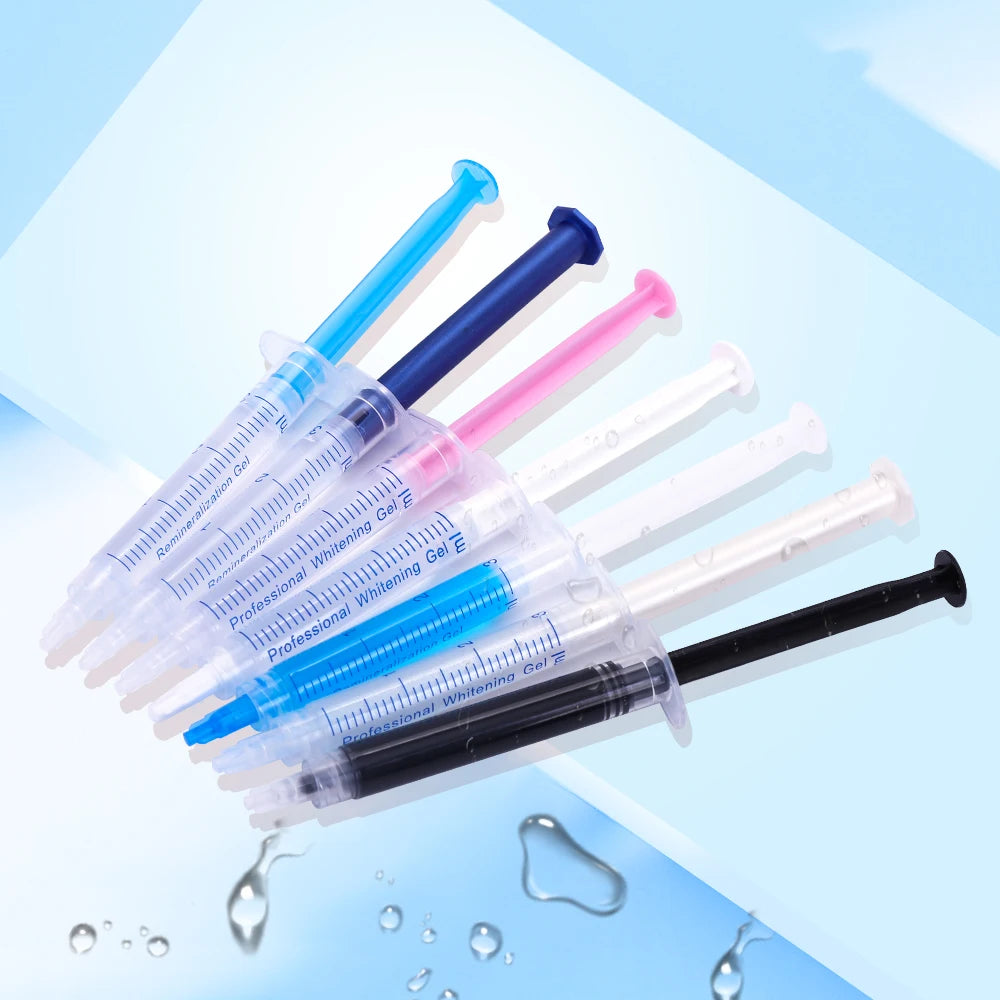 Wholesale Private logo 10ml Teeth Whitening Cross Shape Syringe Gel
