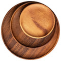 Walnut Round Wooden Fruit Plate Tray Dessert Plate Teacup Bread Cake Dry Fruit Plate