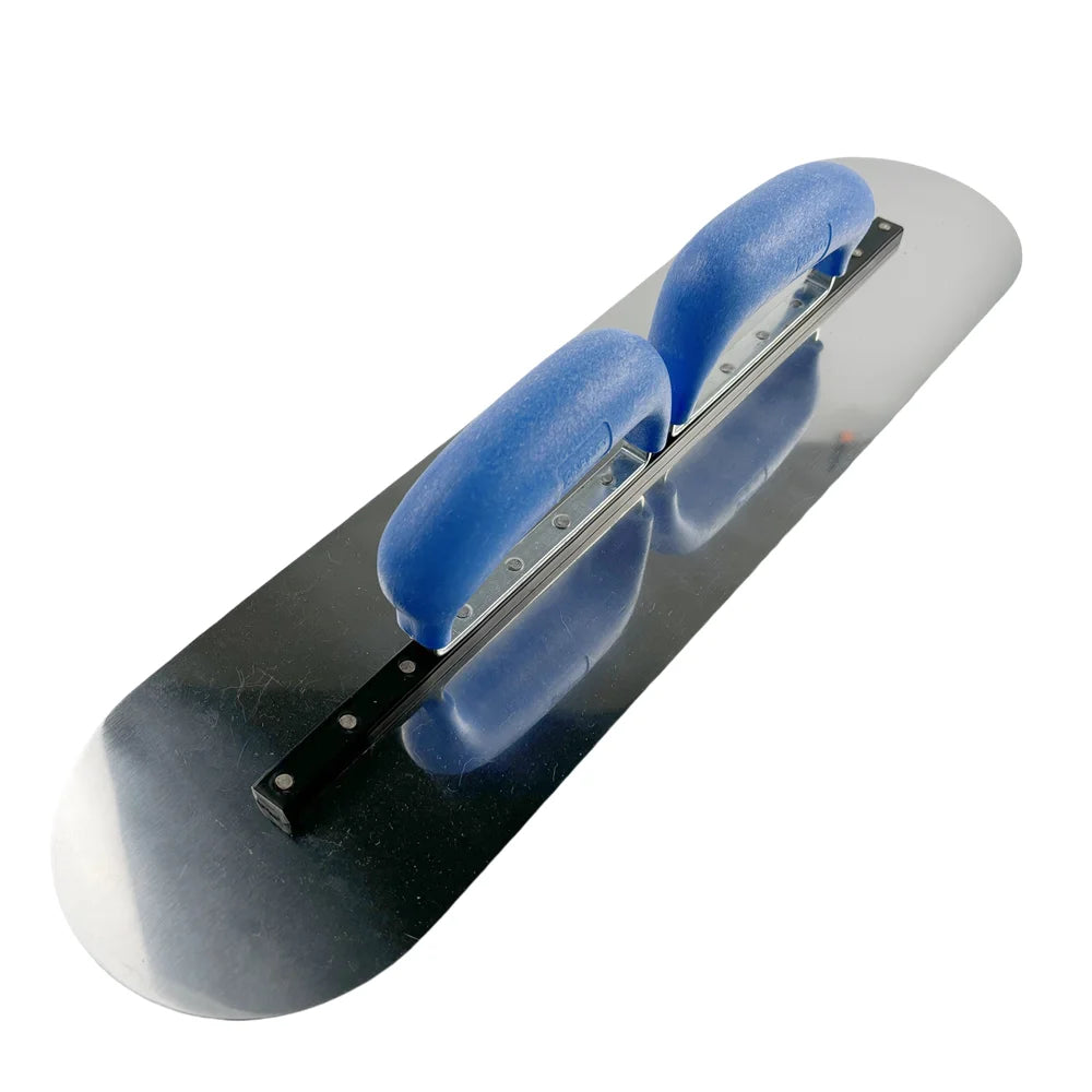 Master Epoxy Flooring Tools Double Handle Stainless Steel Plastering Trowel for Concrete Finishing