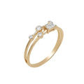 Fashion 18K Solid Gold VVS Moissanite Ring 18k Real Gold Party Wedding Ring Fine Jewelry 18k Gold for Women