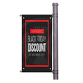 Custom Banner Street Light Pole Banners Double Sided DisplayFlag Sign Campaign Bracket Pole Banner