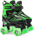 Factory Price Flashing Roller Four Wheels Inline Roller Skates for Adult Custom Logo Adjustable Skate Shoes MegaBDM