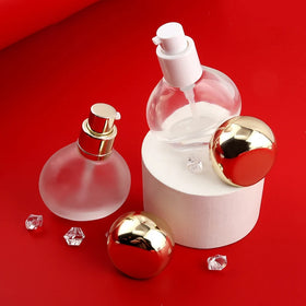 Manufacturer Custom 30ml Empty Cosmetic Glass Pump Bottle for Foundation Essence Skincare Packaging