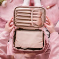 2021 Hot Sale Women's Large 2-in-1 Makeup Bag Fashionable Outdoor Waterproof Toilet Bag Zipper Transparent Recycled Cosmetic Bag