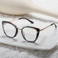 95970 High-End Fashion Transparent Eyeglasses Frames Oversized Women Top Quality Anti-Blue Blocking Lens Eyeglasses 2025