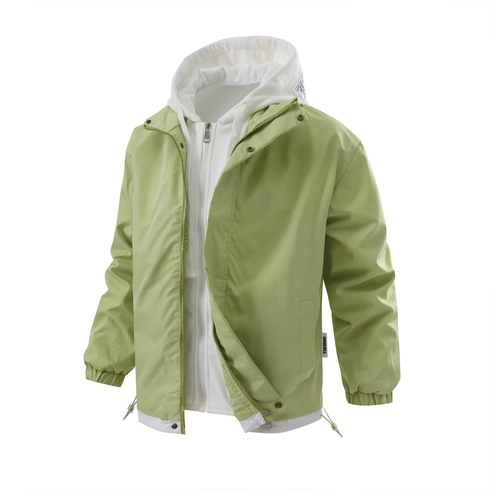 Custom Coated Stand Collar Varsity Vintage Mens Puffer Jean Sherpa Winter Jacket
