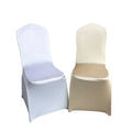 Shiny Silk Spandex Stretch Gold Chair Cover for Wedding Banquet Party