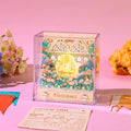 Unique Mother's Day Gift 3d Memo Pad Carnation Blossom 3d Model Hand Tear Satisfying ASMR Paper Pieces Notes Block with Gift Box
