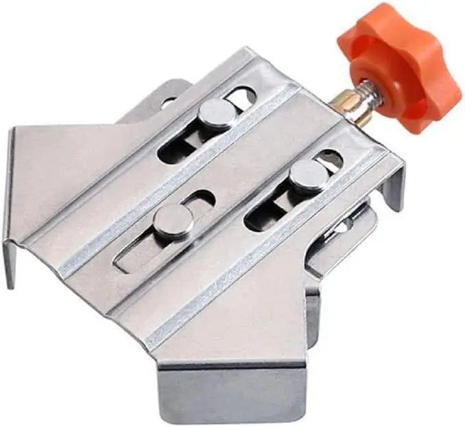 Adjustable Single Handle 90 Degree Right Angle Clamp Stainless Steel Close End Corner Clamp Hardware Tools Inch Connection
