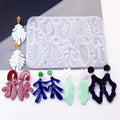 Homesun Geometric Shaped Earring Pendant Silicone Mold Ear Ornaments Geometric Pendant Necklace Ornaments