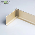 Aluminum Skirting Profile 40mm 60mm 80mm Wall Protector Base Metal Skirting Board Baseboard in Stock Free Sample