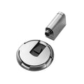 Silver Zinc Alloy Punching and Pasting Two Installation Methods Mechanically Structural Door Stopper for Wood Door