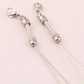 Fancy Silver Color Gifts Keychain Cellphone Strap Mobile Phone Strap