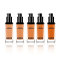 Custom Natural Organic Liquid Waterproof Vegan Full Coverage Liquid Foundation Private Label Foundation Spf 50 for Black Skin