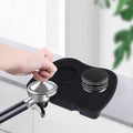 Custom Logo Food Grade Espresso Accessories Classic Black Color Waterproof Coffee Clear Silicone Tamper Mat