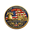 Customized Stock 250th Anniversary United States Freedom Liberty Bell Souvenir Commemorative Coin for Independence Day
