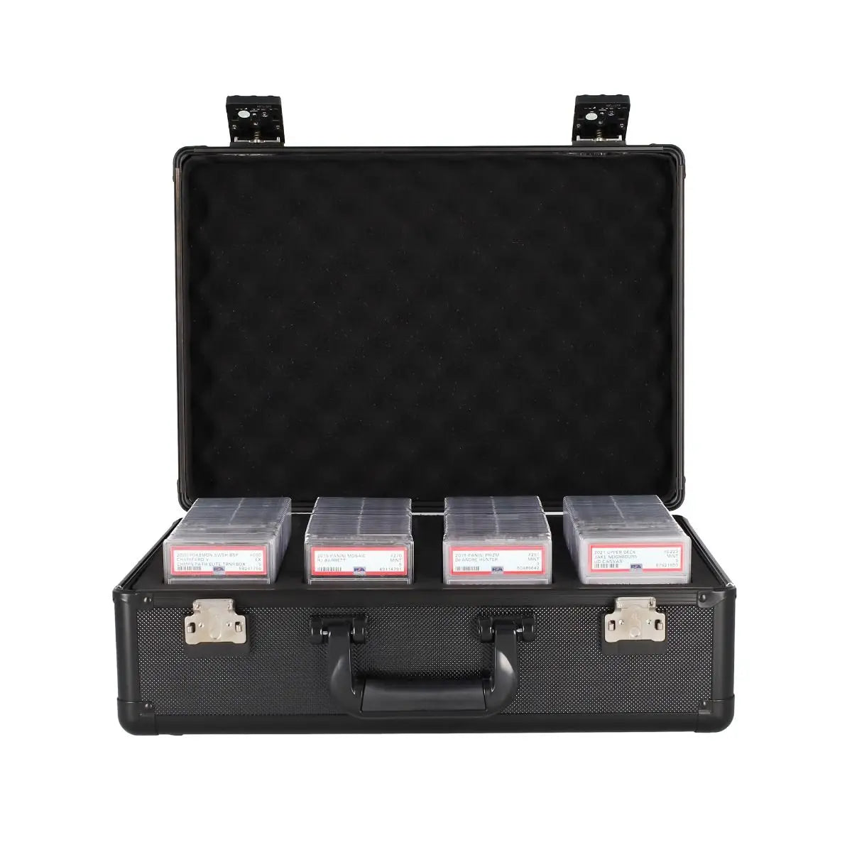 Graded Lock Case 4 Rows Aluminum Box Storage Case Graded Card Case
