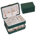 Hot Women Girls Jewelry Storage Box Color Optional Rectangle 3 Layers Drawer PU Leather Jewelry Box