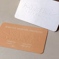 Wholesale Luxury Custom Business Card Foil Gold Letterpress Greeting Card with Envelopes Cardboard Debossed Thank You Cards