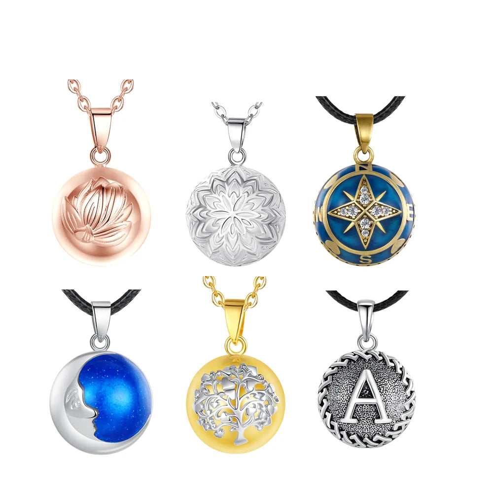 Gamolan Campana De Los Suenos Campana Armonica Bola De Grossesse Harmony Ball Chime Pendant Necklace