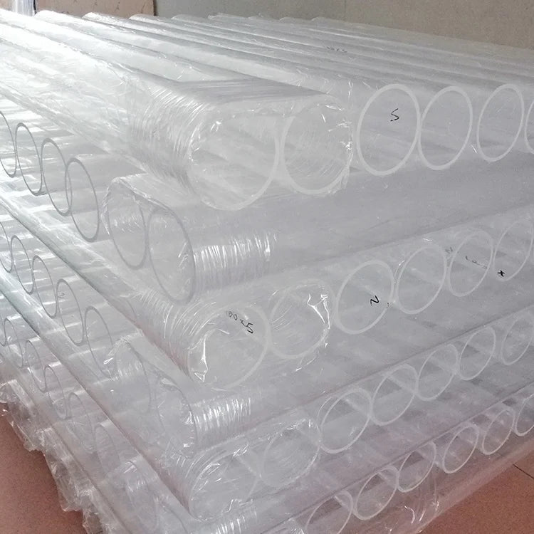 Yishun Factory Wholesale Diameter 8-500mm Clear Pmma Plastic Acrylic Round Tube /Pipe