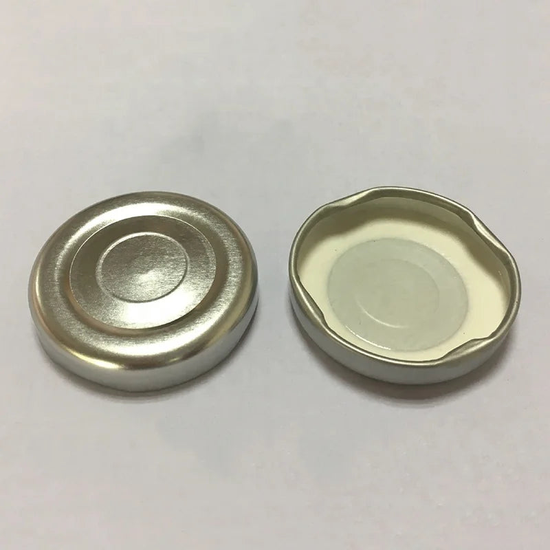 38mm 43mm 48mm 53mm Tinplate Metal Cap Twist Off Lids for Glass Jar