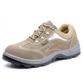 LightBearer Men's Sports Safety Work Shoes Breathable Genuine Leather PU/PU Sole Cheap Price for Summer Spring Autumn Seasons