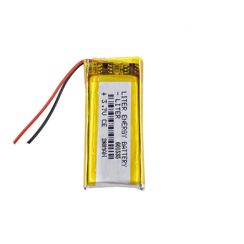 601535 3.7V 280mAh Li Polymer Battery Lithium Polymer Battery