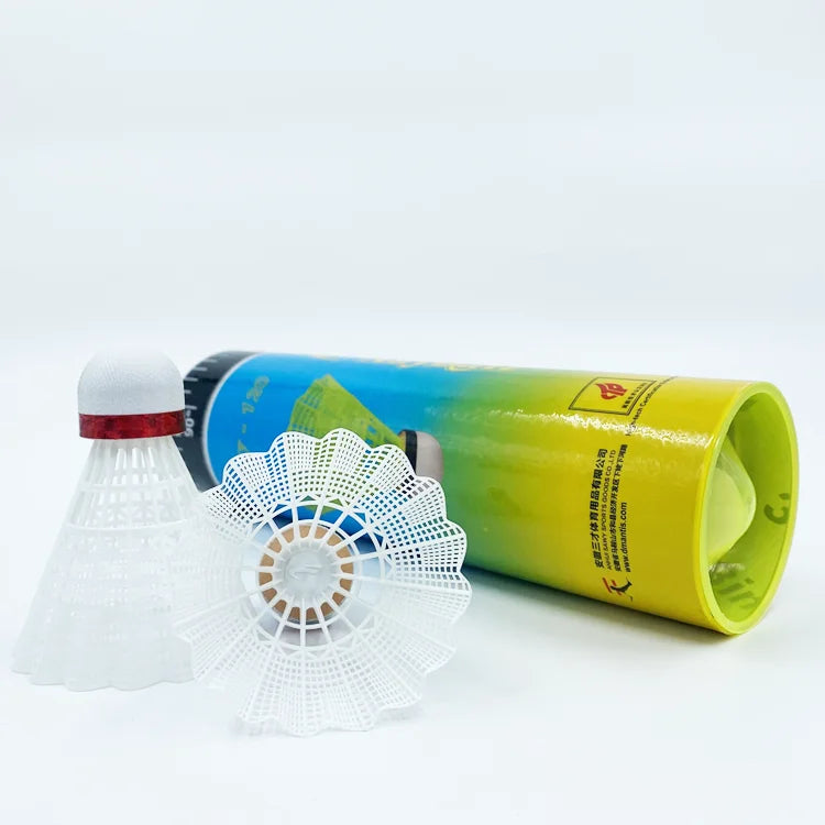 Factory Nylon Badminton Shuttlecocks 3pcs 6ps 12pc/Tube Shuttlecocks Entertainment Durable Badminton Balls for  Sport