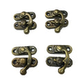Wholesale Green Bronze Wooden Box Jewelry Box Mini Buckle Horn Lock Hardware Accessories Box Lock