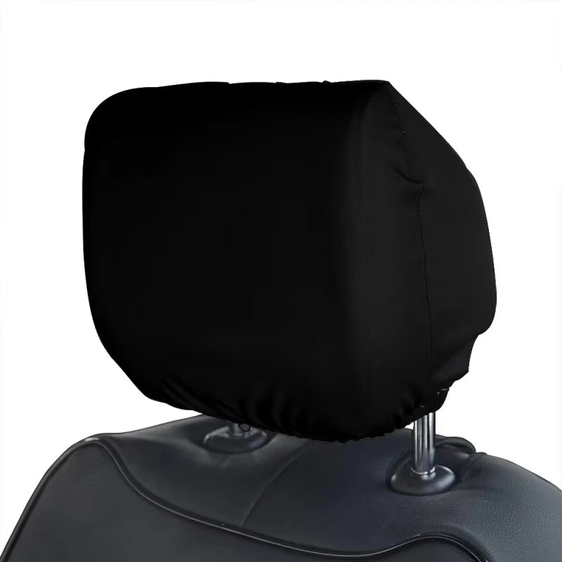 Sublimation Custom Design Polyester Bus Diy Photo Print Headrest Cover Sublimation Blank Car Head Rest Cover