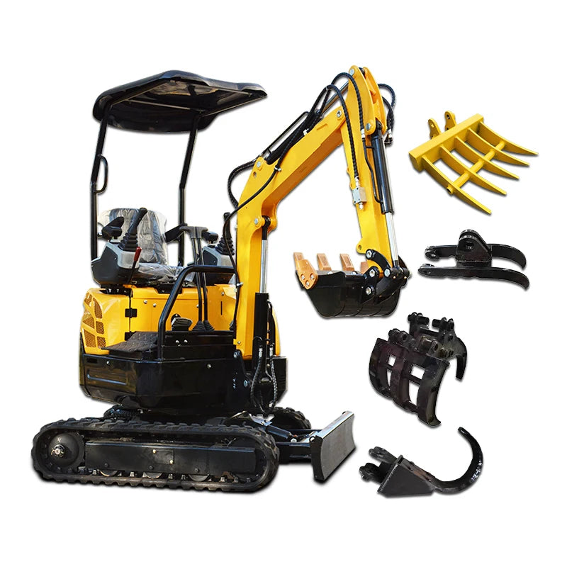 Construction Digger Micro Crawler  2 Ton Mini Excavator Mini Excavators Price Mini Crawler Excavator