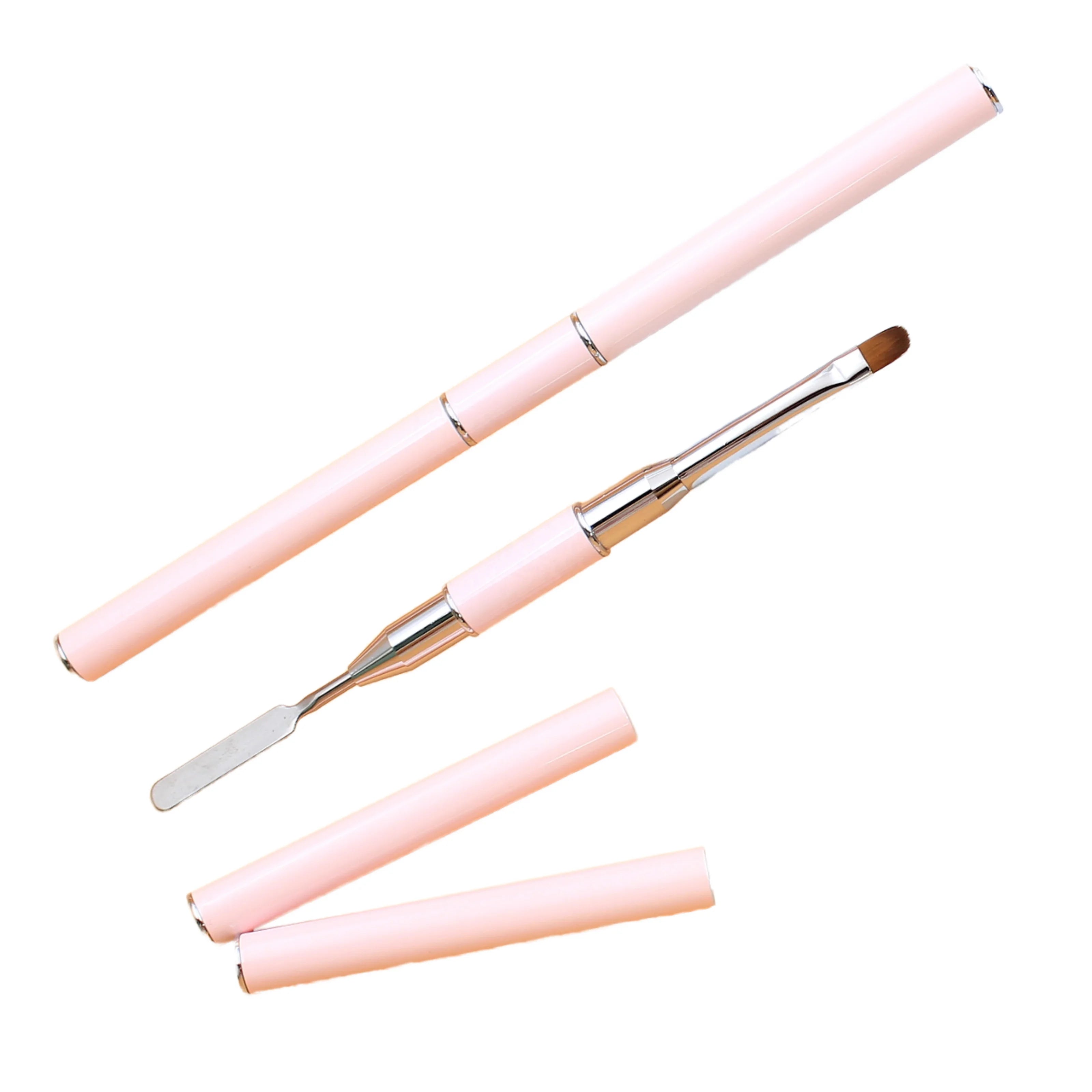 Dual-ended Nail Brush Acrylic Nail Art Brushes Professional Gel Nail Polish Liner Flower Painting Drawing Manicure Tools